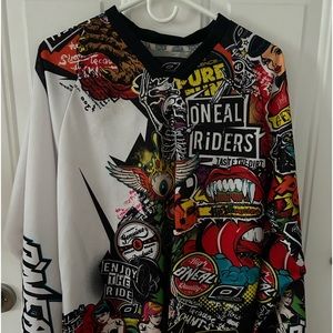 Motocross Fox and O’Neal shirts. 2 youth small, 1 youth large & 1adult small.